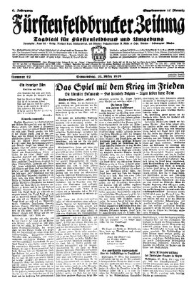 Fürstenfeldbrucker Zeitung Donnerstag 21. März 1929