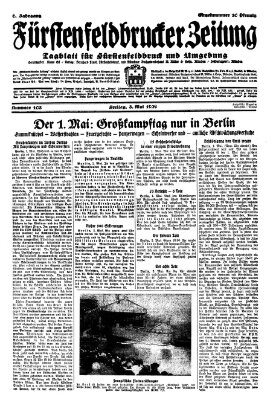 Fürstenfeldbrucker Zeitung Freitag 3. Mai 1929