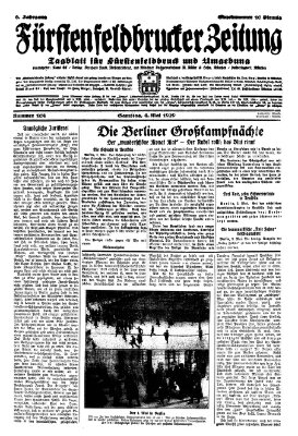 Fürstenfeldbrucker Zeitung Samstag 4. Mai 1929