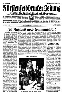 Fürstenfeldbrucker Zeitung Donnerstag 9. Mai 1929