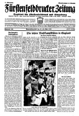 Fürstenfeldbrucker Zeitung Friday 31. May 1929