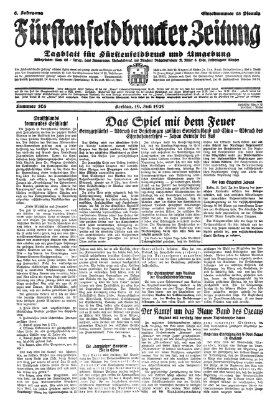 Fürstenfeldbrucker Zeitung Freitag 19. Juli 1929