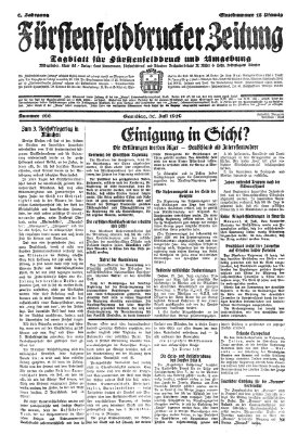 Fürstenfeldbrucker Zeitung Samstag 20. Juli 1929