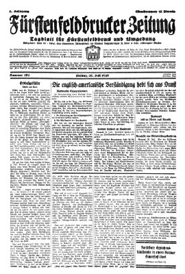 Fürstenfeldbrucker Zeitung Freitag 26. Juli 1929