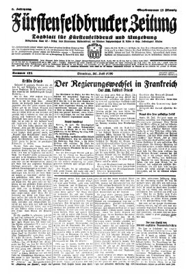 Fürstenfeldbrucker Zeitung Dienstag 30. Juli 1929