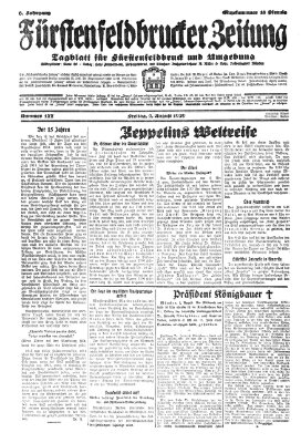 Fürstenfeldbrucker Zeitung Freitag 2. August 1929