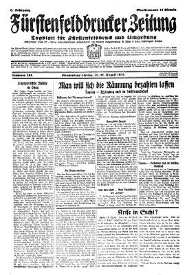 Fürstenfeldbrucker Zeitung Freitag 16. August 1929