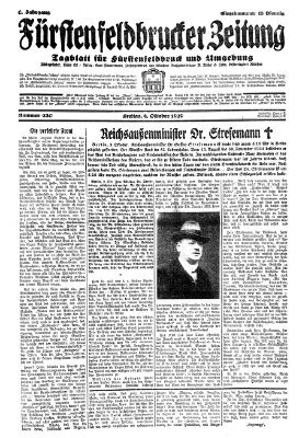 Fürstenfeldbrucker Zeitung Freitag 4. Oktober 1929