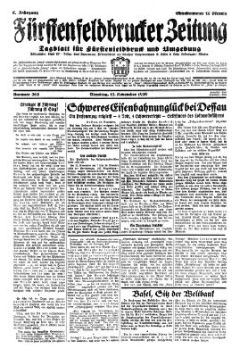 Fürstenfeldbrucker Zeitung Dienstag 12. November 1929