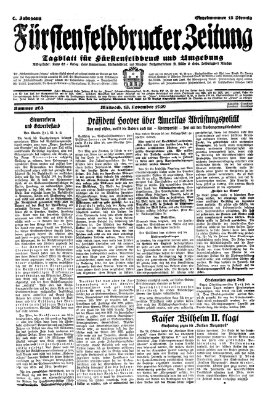 Fürstenfeldbrucker Zeitung Mittwoch 13. November 1929