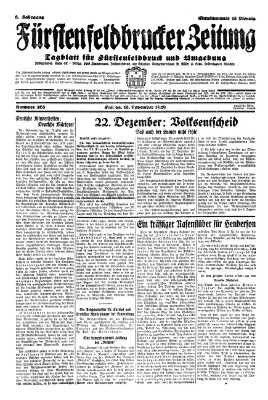 Fürstenfeldbrucker Zeitung Freitag 15. November 1929