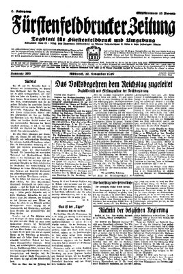 Fürstenfeldbrucker Zeitung Mittwoch 27. November 1929