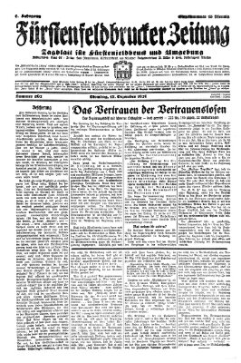 Fürstenfeldbrucker Zeitung Dienstag 17. Dezember 1929