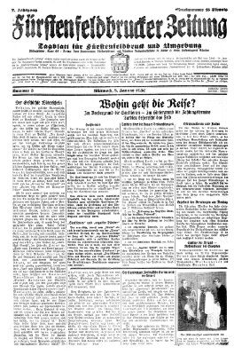 Fürstenfeldbrucker Zeitung Mittwoch 8. Januar 1930