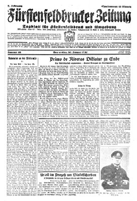 Fürstenfeldbrucker Zeitung Donnerstag 30. Januar 1930