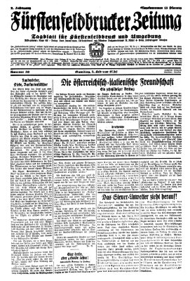 Fürstenfeldbrucker Zeitung Samstag 8. Februar 1930