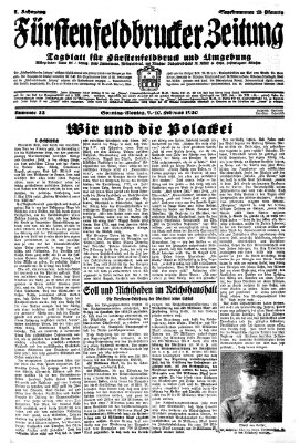 Fürstenfeldbrucker Zeitung Montag 10. Februar 1930