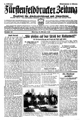 Fürstenfeldbrucker Zeitung Tuesday 18. February 1930