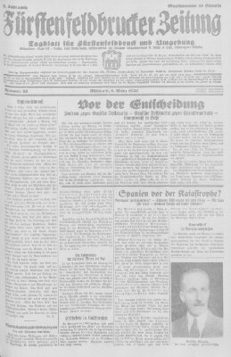 Fürstenfeldbrucker Zeitung Mittwoch 5. März 1930