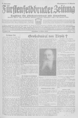 Fürstenfeldbrucker Zeitung Samstag 8. März 1930