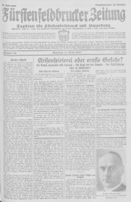 Fürstenfeldbrucker Zeitung Dienstag 11. März 1930