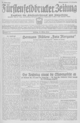 Fürstenfeldbrucker Zeitung Freitag 14. März 1930