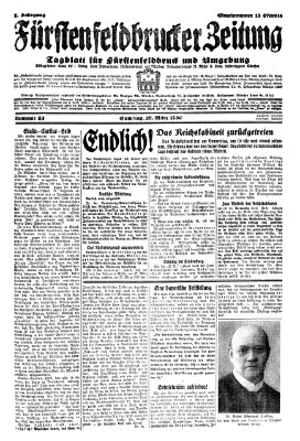 Fürstenfeldbrucker Zeitung Samstag 29. März 1930