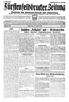 Fürstenfeldbrucker Zeitung Samstag 12. April 1930