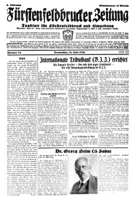 Fürstenfeldbrucker Zeitung Donnerstag 24. April 1930