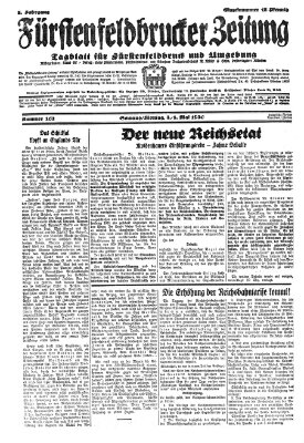 Fürstenfeldbrucker Zeitung Sonntag 4. Mai 1930