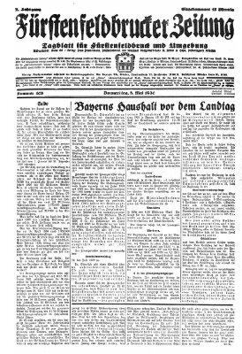 Fürstenfeldbrucker Zeitung Donnerstag 8. Mai 1930