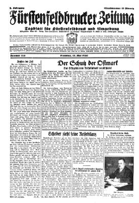 Fürstenfeldbrucker Zeitung Samstag 17. Mai 1930