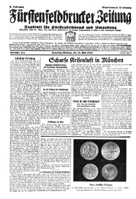 Fürstenfeldbrucker Zeitung Montag 19. Mai 1930