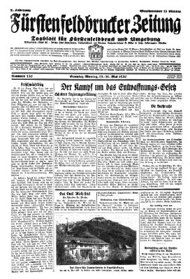 Fürstenfeldbrucker Zeitung Sonntag 25. Mai 1930