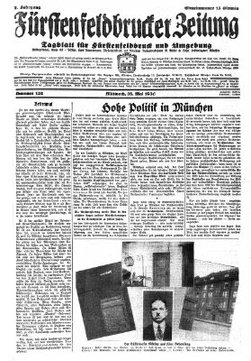 Fürstenfeldbrucker Zeitung Mittwoch 28. Mai 1930