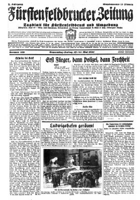 Fürstenfeldbrucker Zeitung Freitag 30. Mai 1930