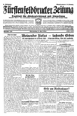 Fürstenfeldbrucker Zeitung Donnerstag 5. Juni 1930