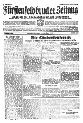 Fürstenfeldbrucker Zeitung Montag 23. Juni 1930