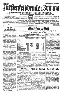 Fürstenfeldbrucker Zeitung Dienstag 24. Juni 1930