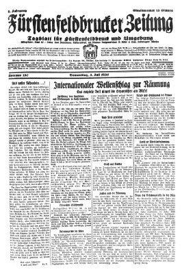 Fürstenfeldbrucker Zeitung Donnerstag 3. Juli 1930