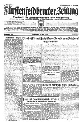 Fürstenfeldbrucker Zeitung Samstag 5. Juli 1930