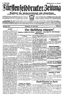 Fürstenfeldbrucker Zeitung Samstag 19. Juli 1930