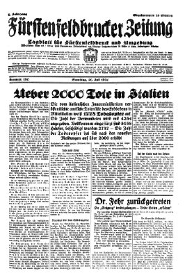 Fürstenfeldbrucker Zeitung Samstag 26. Juli 1930