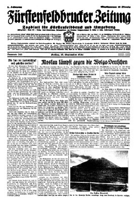 Fürstenfeldbrucker Zeitung Freitag 19. September 1930