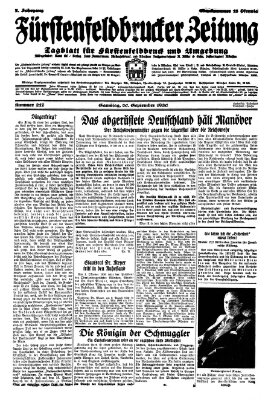 Fürstenfeldbrucker Zeitung Samstag 20. September 1930