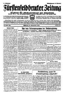 Fürstenfeldbrucker Zeitung Mittwoch 24. September 1930