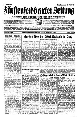 Fürstenfeldbrucker Zeitung Sonntag 2. November 1930