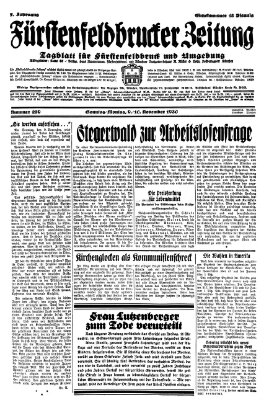 Fürstenfeldbrucker Zeitung Montag 10. November 1930