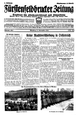 Fürstenfeldbrucker Zeitung Dienstag 11. November 1930