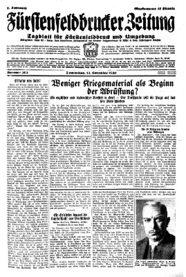 Fürstenfeldbrucker Zeitung Donnerstag 13. November 1930